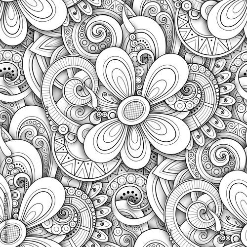 monochromatyczny-wzor-z-motywami-kwiatowymi-niekonczace-sie-tekstury-z-kwiatow-lisci-itp-naturalne-tlo-w-stylu-linii-doodle-strona-kolorowanki-wektorowa-3d-konturowa-ilustracja-sztuka-abstrakcyjna