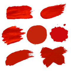 Sticker - Red Blots Isolated