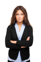 Poster - Smiling female manager portrait