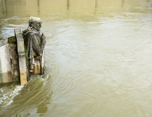 view from above of the statue 