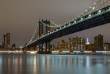 Fototapeta  - Manhattan Bridge at Night