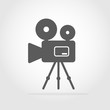 © chekman - Video camera icon. Vector illustration