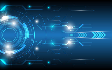 Abstract technology background Hi-tech communication concept innovation background vector illustration