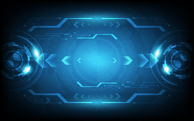 Wall Mural - abstract technology background hi-tech communication concept innovation background vector illustrati