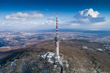 TV Tower In Forest