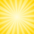 Abstract soft Yellow rays background. Vector