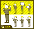 2tone type helmet construction worker men_set 06