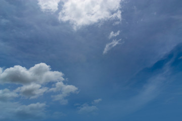 Wall Mural - Cloud clear sky for background.