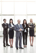 © yurolaitsalbert - concept of success in business: professional business team on office background