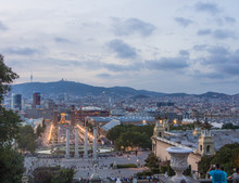 Barcelona From Mont Juic
