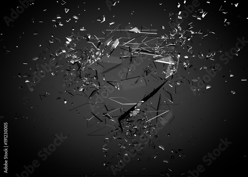beautiful-fragments-of-glass-splinters-black-background-3d-illustration-3d-rendering