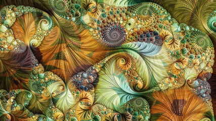 an abstract computer generated fractal design. a fractal is a never-ending pattern. fractals are inf