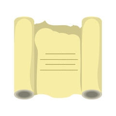 Sticker - old paper roll icon