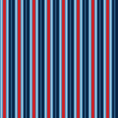 Wall Mural - Navy, red, blue nautical, stripe seamless pattern. Classic stripe for fabric, gift wrap, backgrounds, apparel, decor and more. 