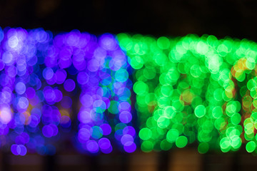 Colorful raingbow bokeh