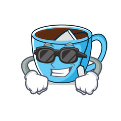 Poster - Super cool tea cup character cartoon