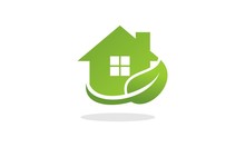 Green House. Home Care Logo