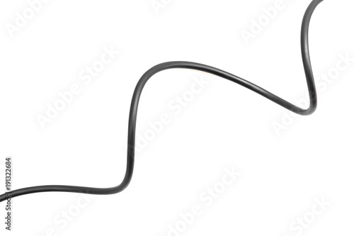 Cuadros en Lienzo black wire isolate on white background