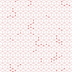 Wall Mural - Hexagon geometric pattern. Technology element. Vector illustration.