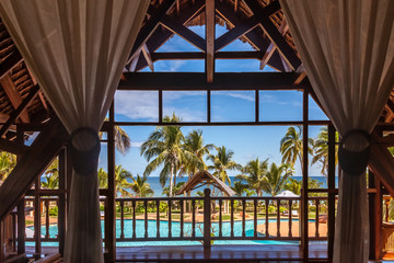 Pool and sea view