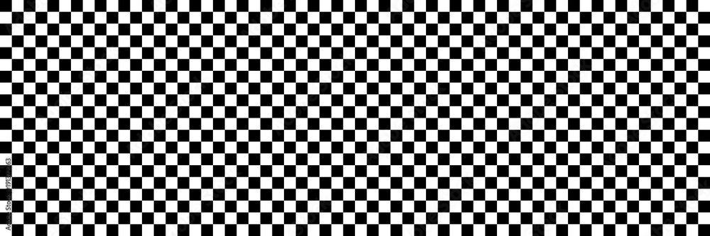 horizontal black and white checked sport or racing flag for background and design - obrazy, fototapety, plakaty 