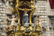detail of candelora of the feast of santa agata in Catania, Sicily