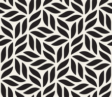 Vector Seamless Pattern. Modern Stylish Abstract Texture. Repeating Geometric Shapes From Striped Elements