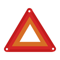 Wall Mural - triangle caution sign icon vector illustration design