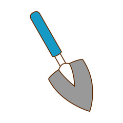 Wall Mural - gardening shovel isolated icon vector illustration design