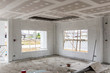 © Kwangmoozaa - Empty room interior with gypsum board ceiling at construction site