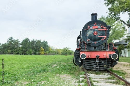 Cuadros en Lienzo Steam power train from Orient Express era