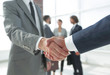 © ASDF - closeup.reliable handshake of business partners