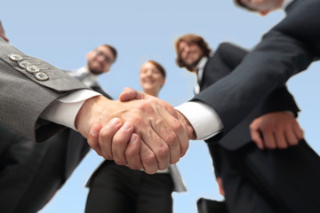 business handshake.the concept of partnership