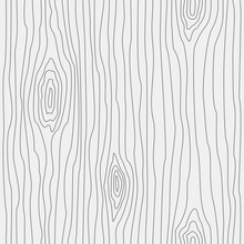Wood Grain Texture. Seamless Wooden Pattern. Abstract Line Background. Vector Illustration