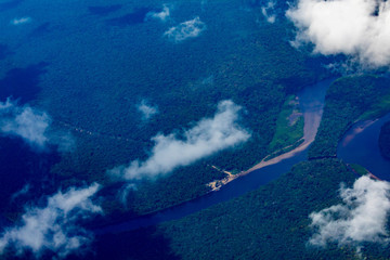  By plane over the jungle of Surinam