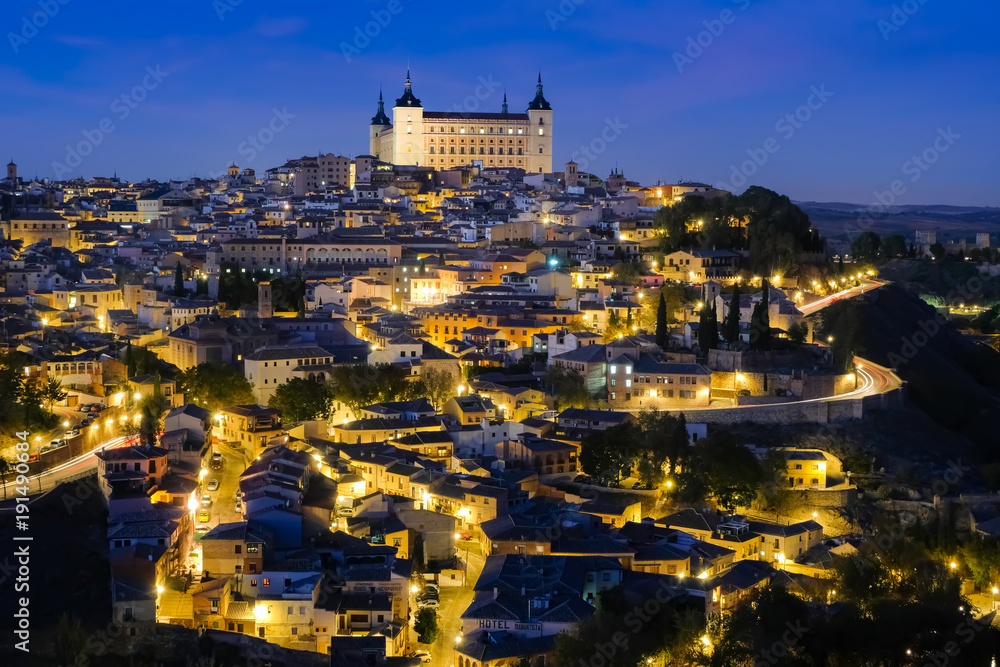 スペイン トレド 夜景 Stock Photo | Adobe Stock