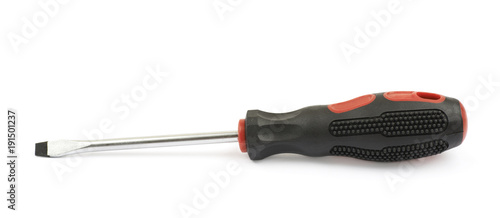 Fotografía Black screwdriver isolated