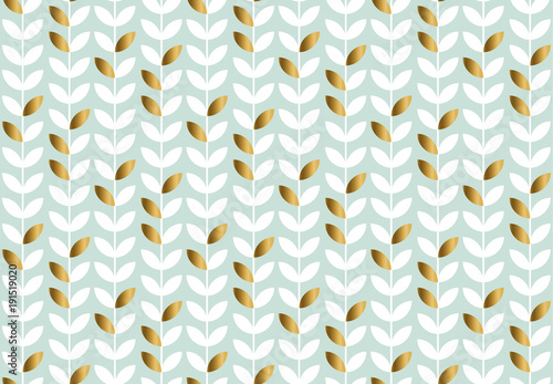 Elegant gold and pale green...