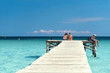 © Wolfgang Jargstorff - Wooden jetty at the Mediterranean sea - 4122