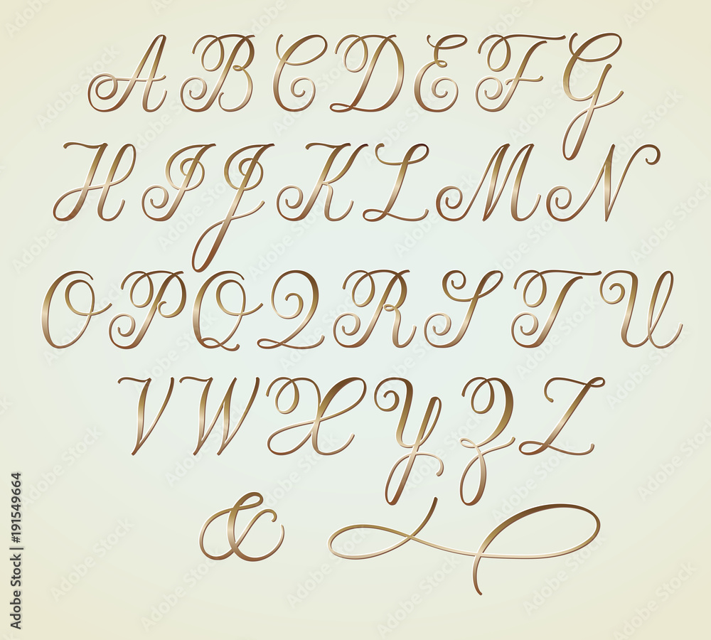 Copperplate alphabet sales