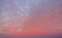 Pink, Feathery Clouds.