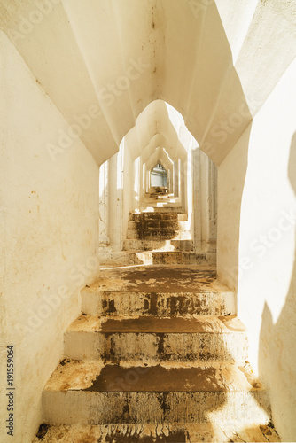 Mya Thein Tan Pagoda, Mingun, Mandalay Region, Myanmar Poster