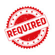 © zobaair - Required red grunge stamp isolated