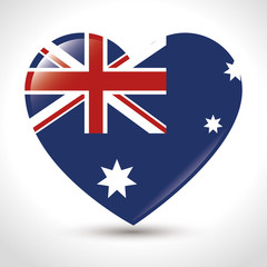 Poster - The flag of Australia with Union Jack and stars vector illustration graphic design