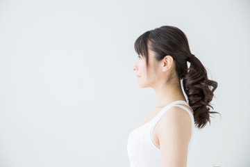 Fototapete - 女性の横顔
