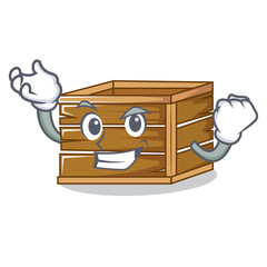 Sticker - Successful crate character cartoon style