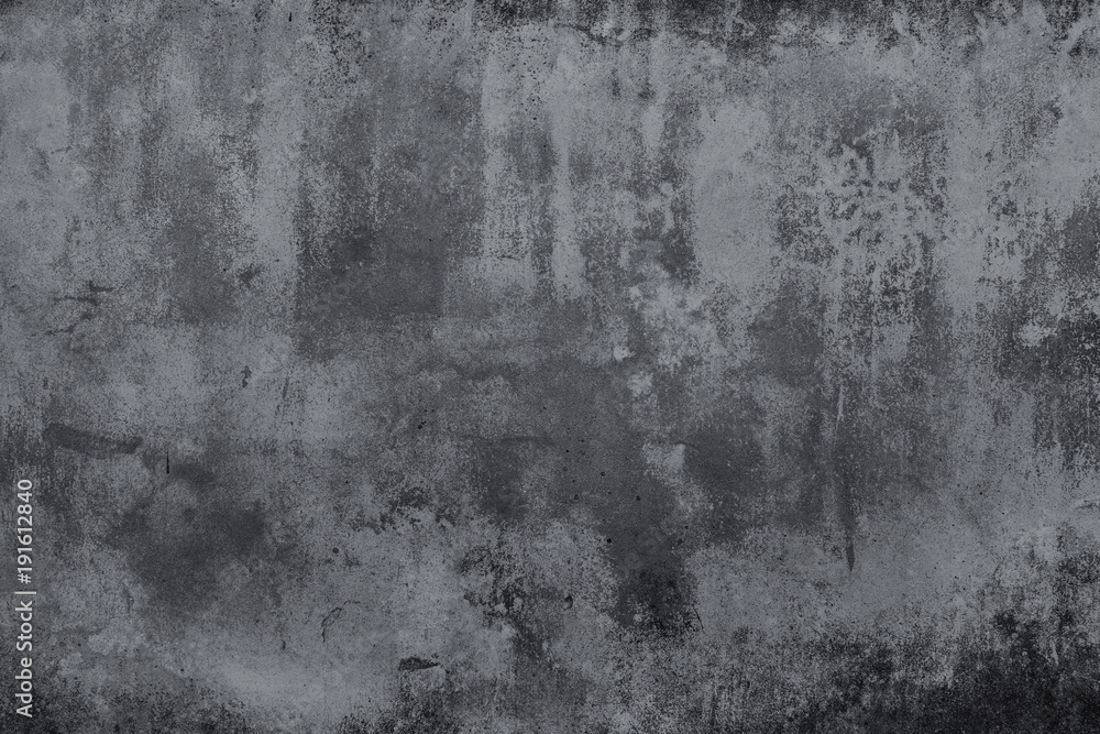Dark grunge concrete texture wall - obrazy, fototapety, plakaty 