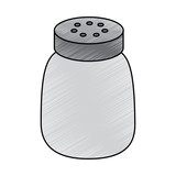 salt and pepper shaker set icon, sticker. sketch hand drawn doodle style. ,  minimalism, monochrome. kitchen, seasonings food 8953503 Vector Art at  Vecteezy