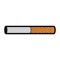 Wall Mural - unhealthy bar tobacco cigarette addiction vector illustration 