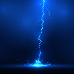Wall Mural - lightning strike